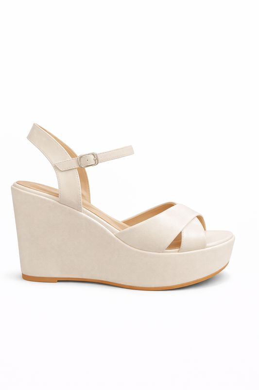 Zapato plataforma perla