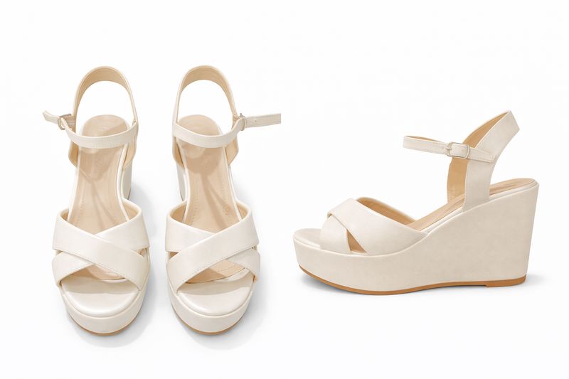 Zapato plataforma perla