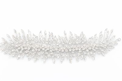 Tocado Flexible de Cristales y Canutillos