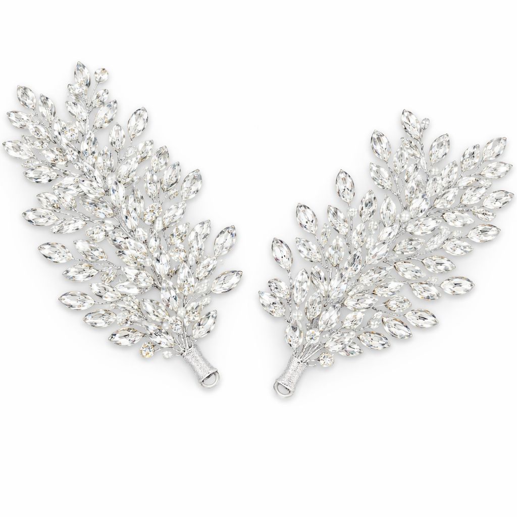 Set de Tocados Botánicos en Cristales de Fantasía Set de Tocados Botánicos en Cristales de Fantasía