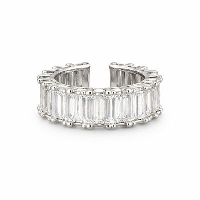 Ear Cuff de Plata con Cristales