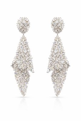 Aretes Largos Crystal Cascade