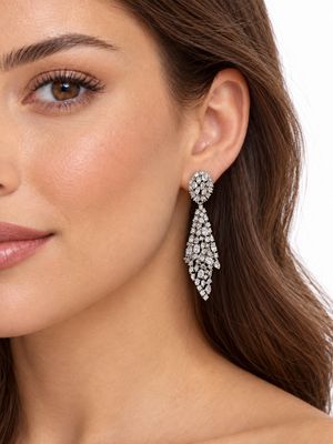 CRYSTAL CASCADE EARRINGS