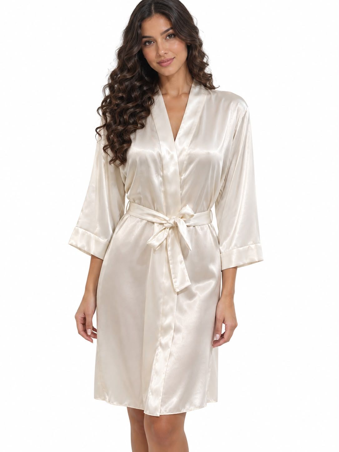 PEARL SATIN ROBE