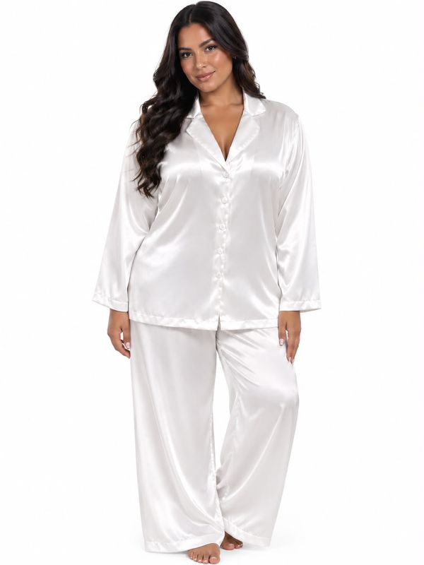 PJSET WHITE SATIN