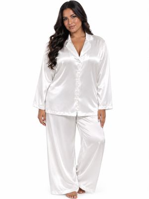 PJSET WHITE SATIN