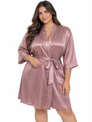 VIZON SATIN ROBE