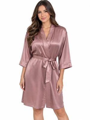VIZON SATIN ROBE