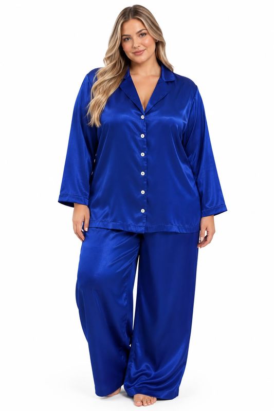 PJSET NAVY SATIN