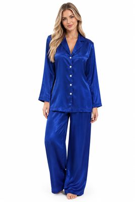 PJSET NAVY SATIN