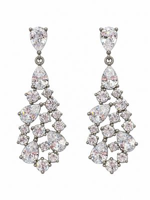 SILVER WATERDROP EARRINGS