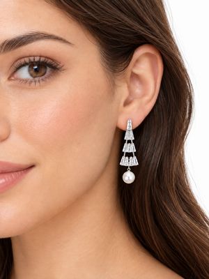 PEARL CASCADE EARRINGS