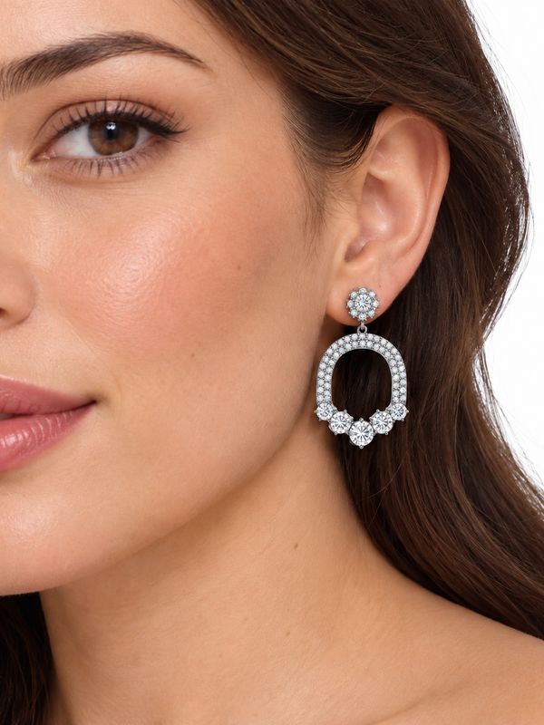 GEOMETRIC CIRCLE EARRINGS