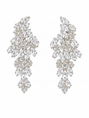 CRYSTAL ANGEL WING EARRINGS
