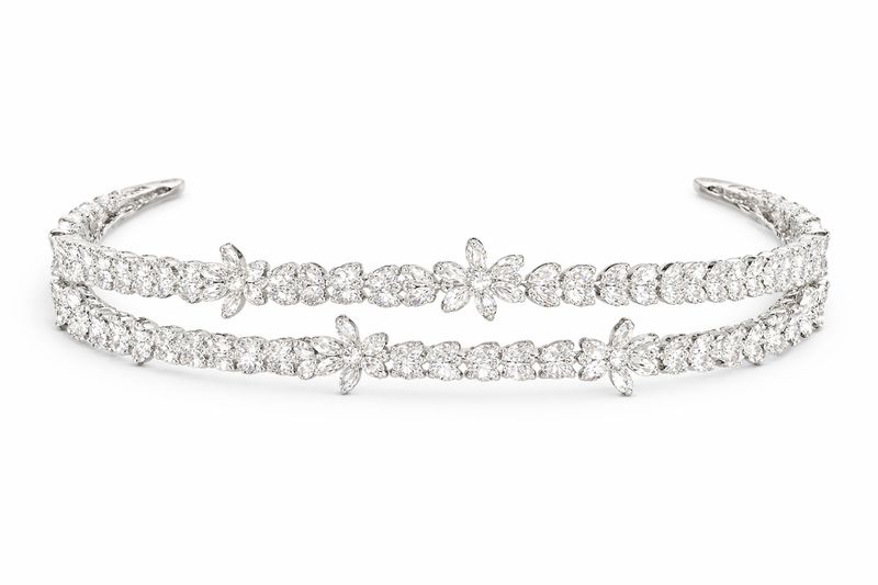 Vincha de Plata con Cristales