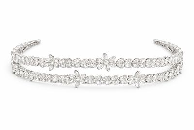 Vincha de Plata con Cristales