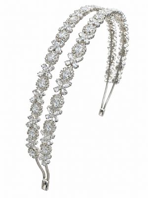 DOUBLE SILVER HEADPIECE