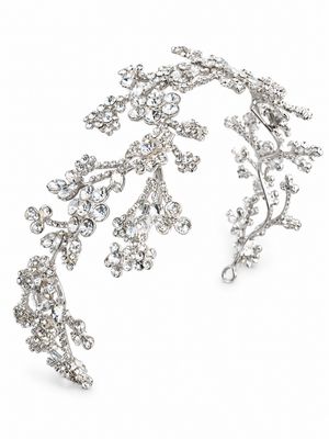 SILVER FLORAL HEADPIECE