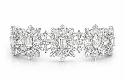 Tocado de Novia Imperial en Cristal y Plata