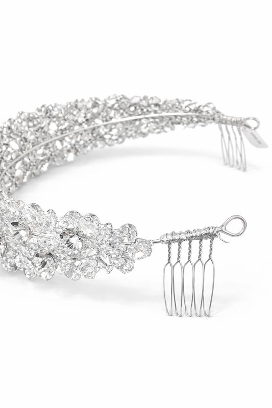 Headpiece Nupcial “Nour Silver”