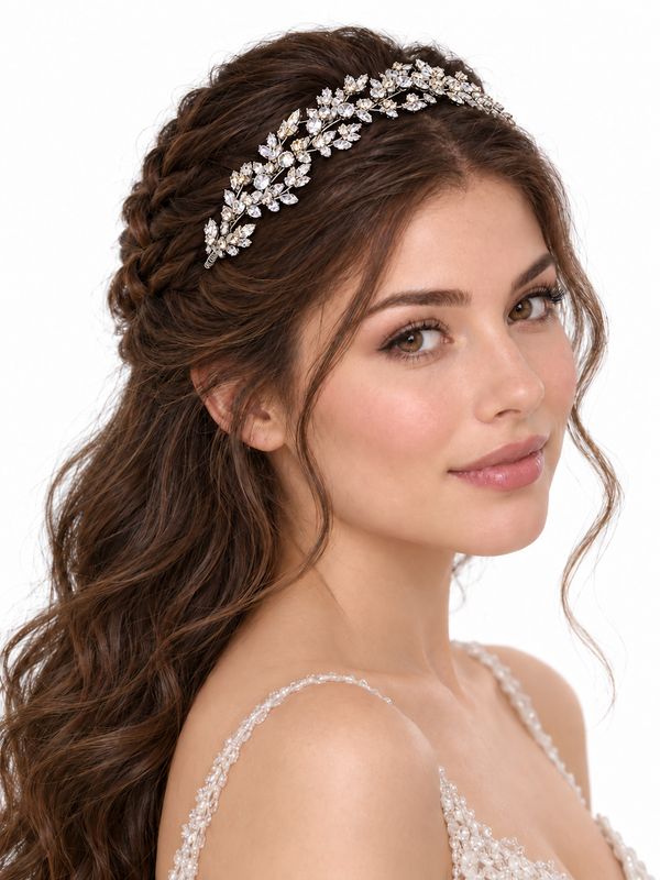 SILVER VINE HEADPIECE