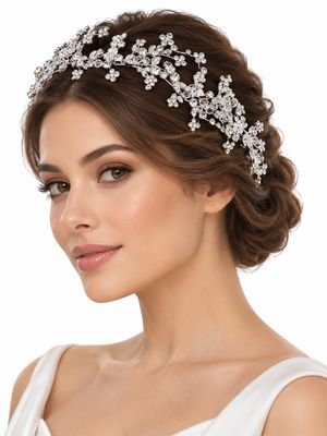 CRYSTAL PETAL HEADPIECE