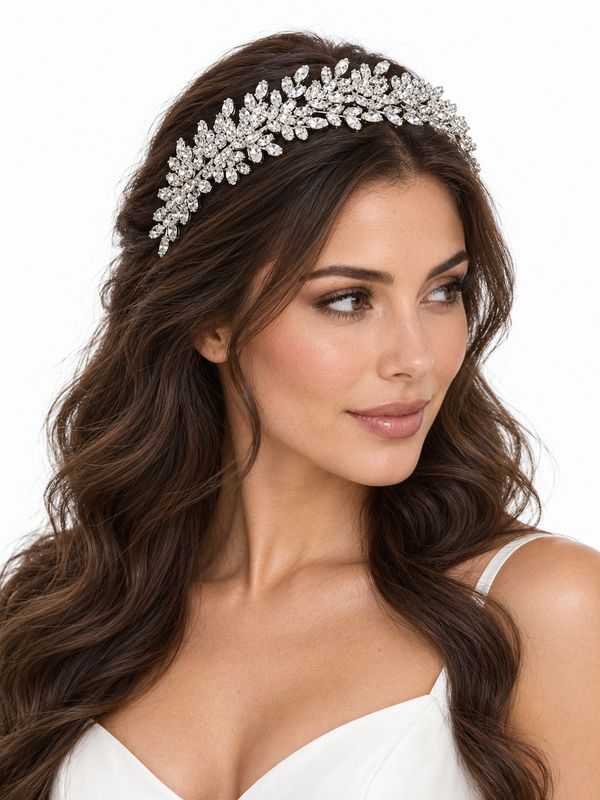 CRYSTAL LAUREL HEADPIECE