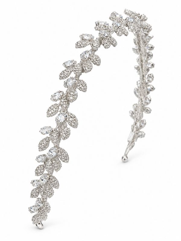 SILVER LEAF HEADPIECE