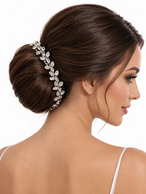SILVER LEAF HEADPIECE