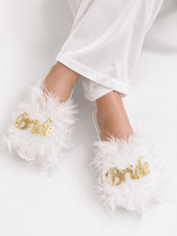 BRIDAL SLIPPERS GOLD