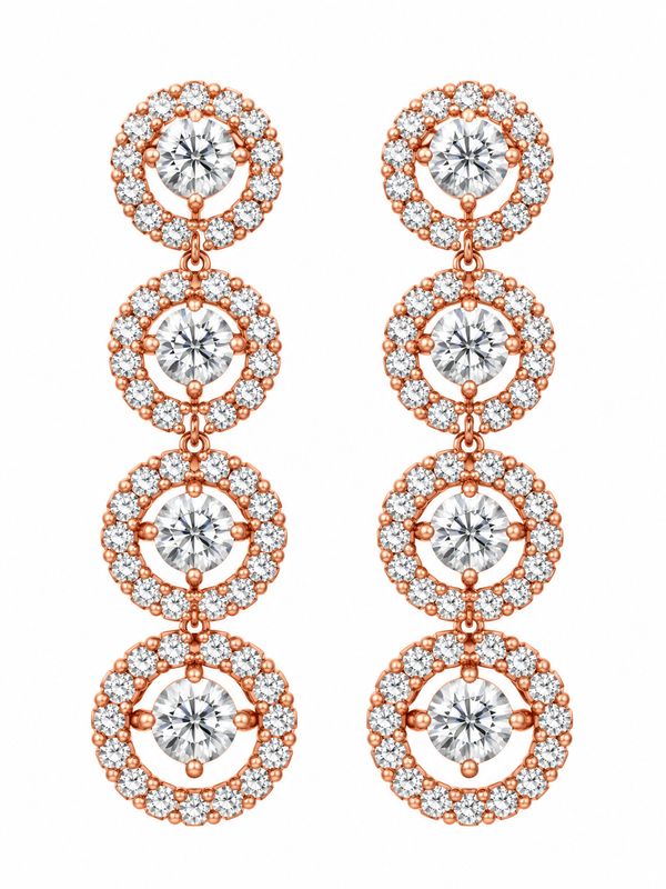 ROSE CASCADE EARRINGS
