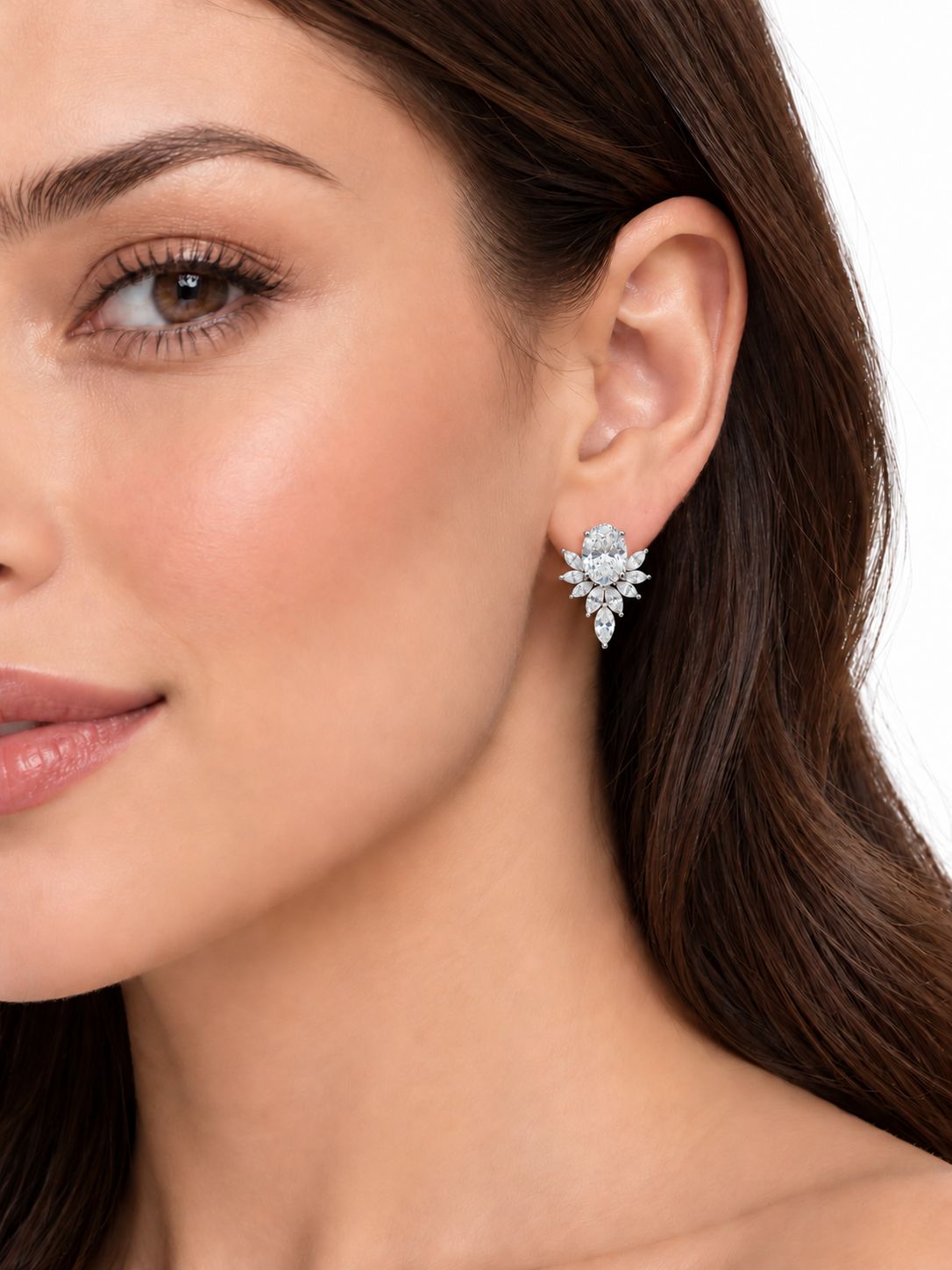 OVAL DROP EARRINGS