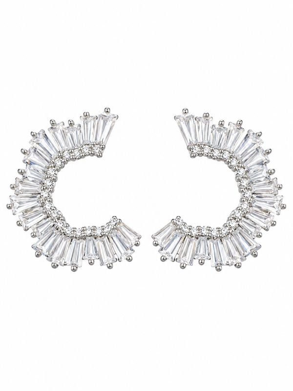CRYSTAL BAGUETTE EARRINGS