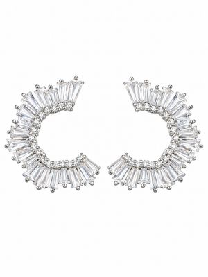 CRYSTAL BAGUETTE EARRINGS