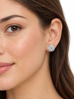 DIAMOND FLEUR EARRINGS