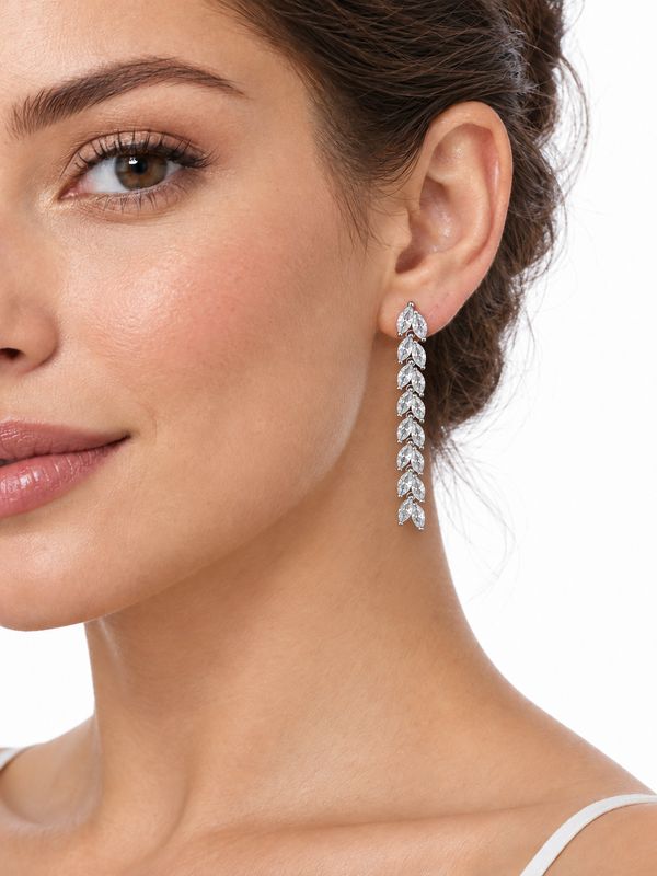 SILVER PETALS EARRINGS