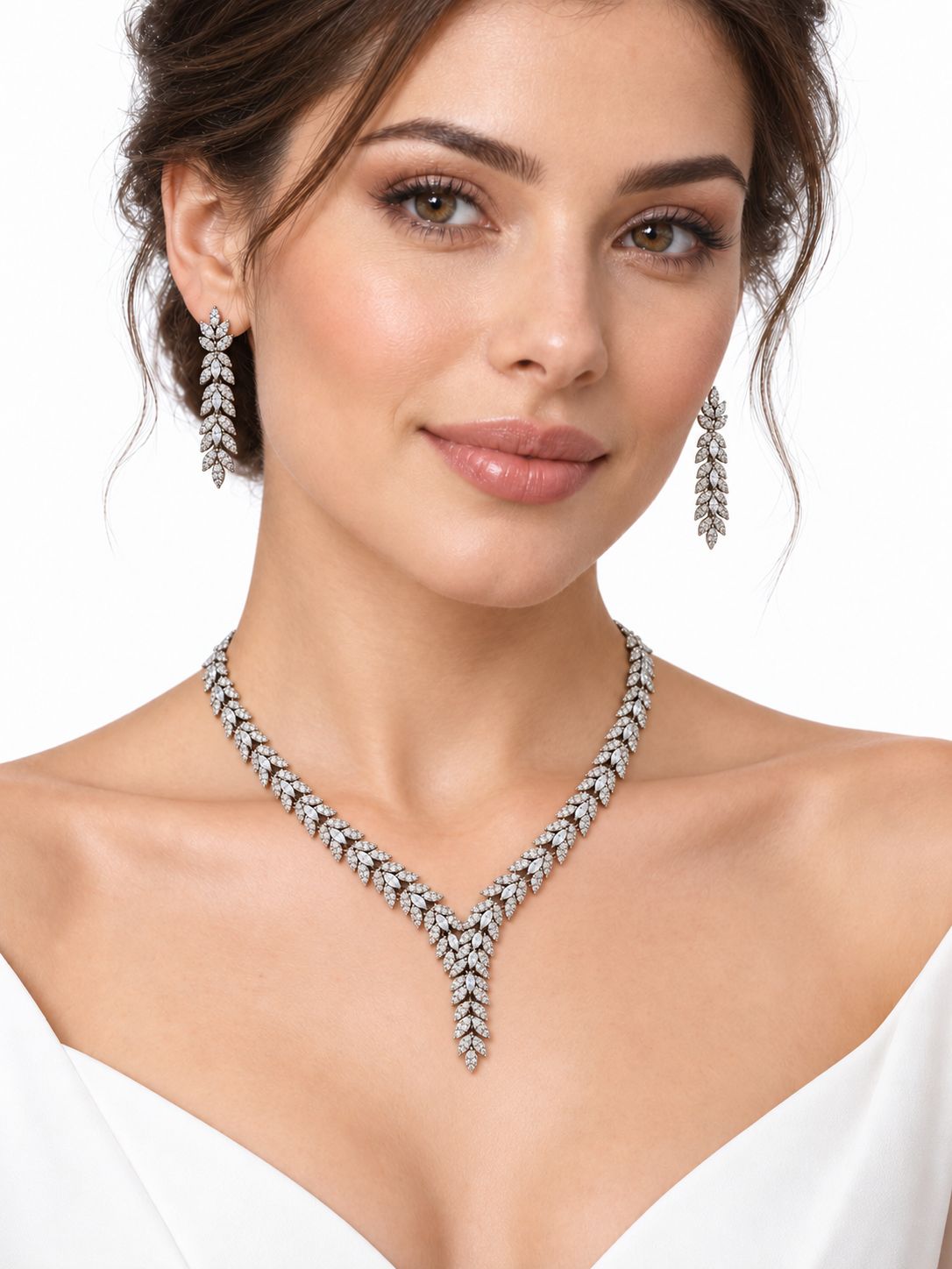 CRYSTAL LEAF ELEGANCE SET