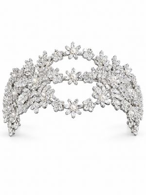 CRYSTAL FLORAL CROWN HEADPIECE