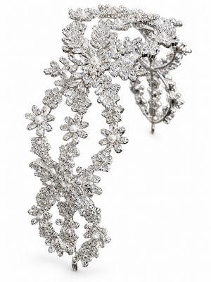 CRYSTAL FLORAL CROWN HEADPIECE