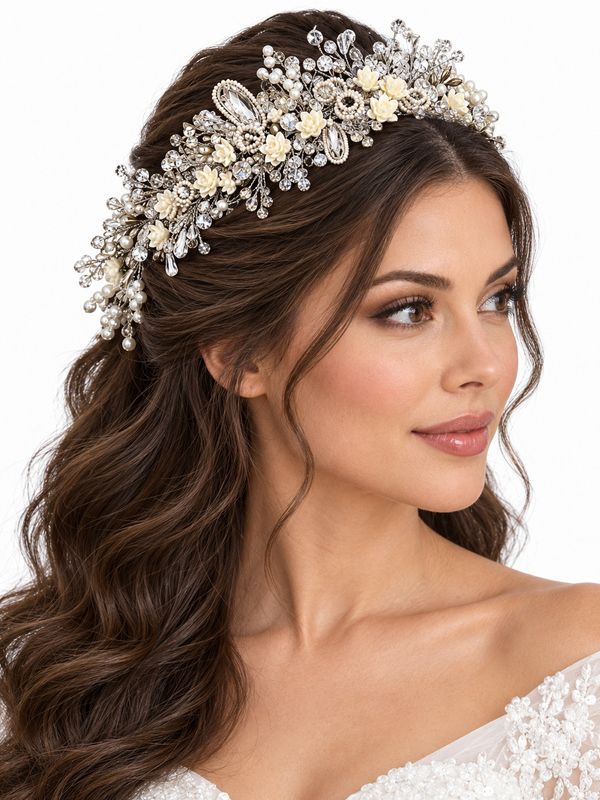 IVORY BLOSSOM PEARL HEADPIECE