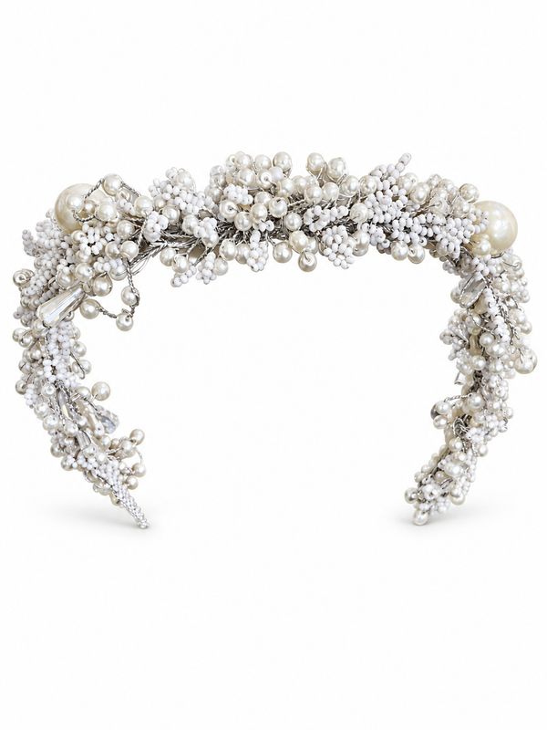 BEADED GARDEN HEADPIECE