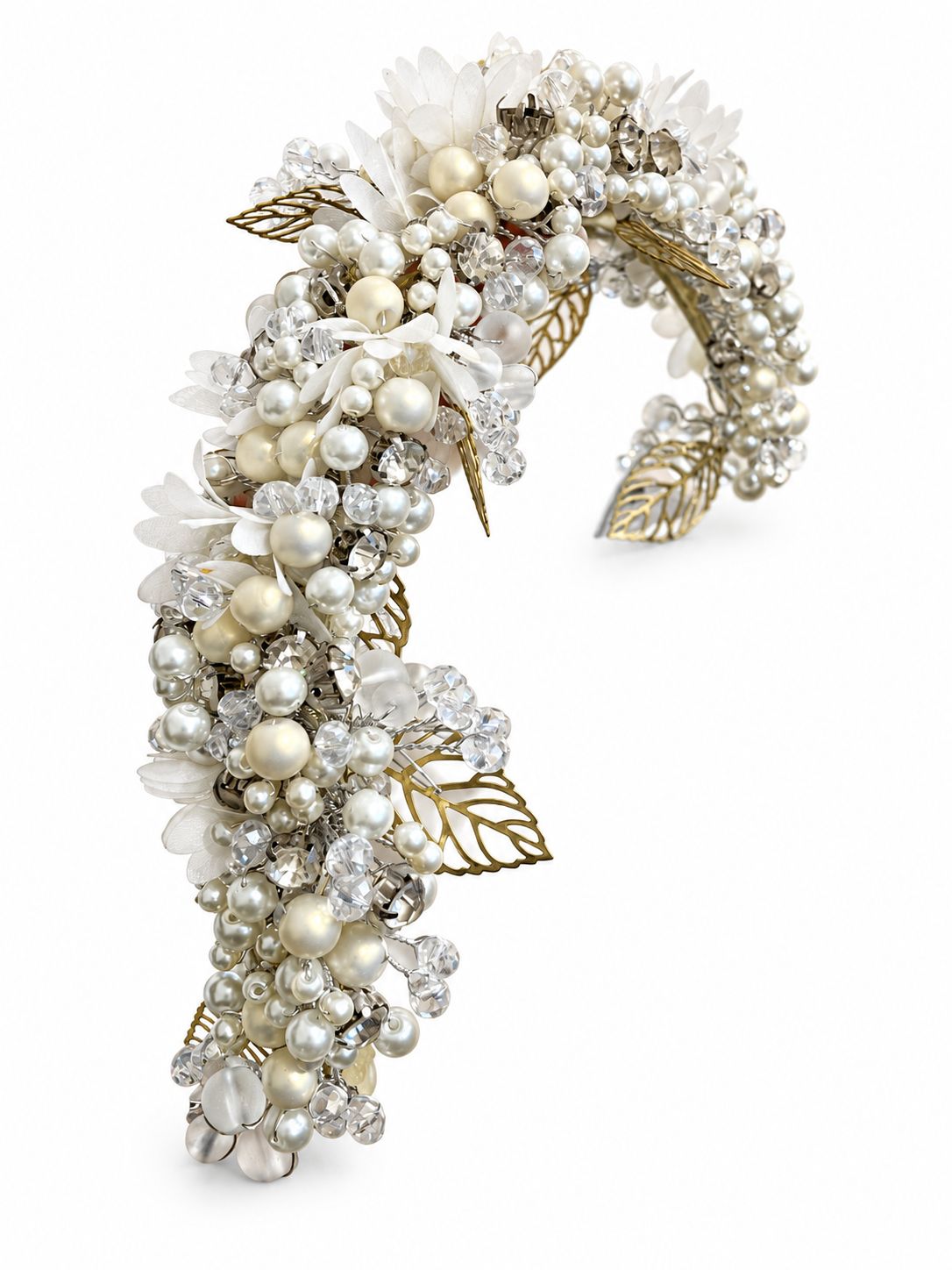 IVORY PEARL GARDEN HEADPIECE