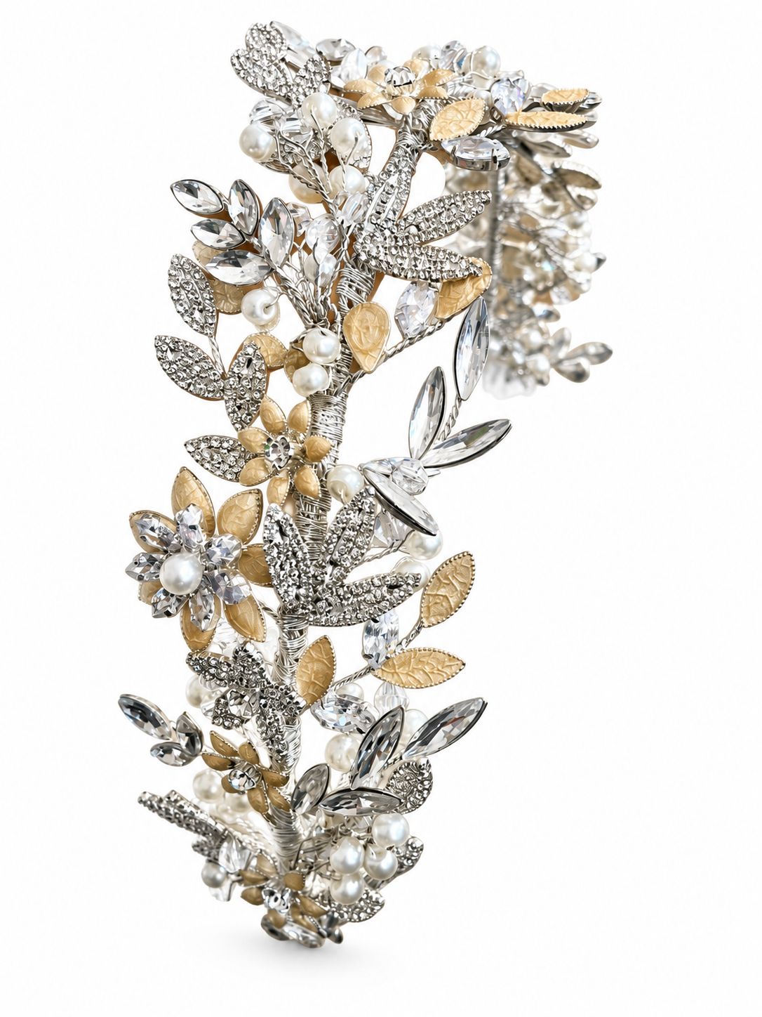 CHAMPAGNE BLOOM HEADPIECE
