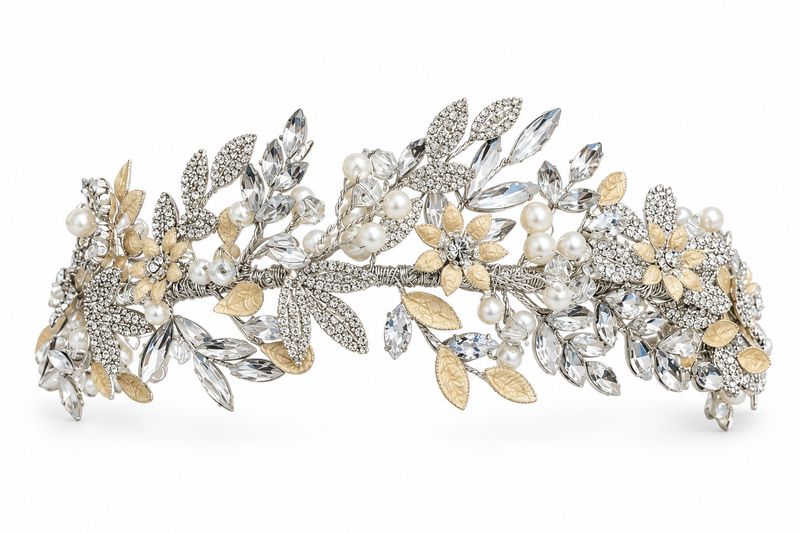 CHAMPAGNE BLOOM HEADPIECE