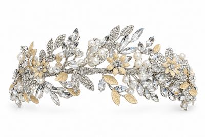 CHAMPAGNE BLOOM HEADPIECE