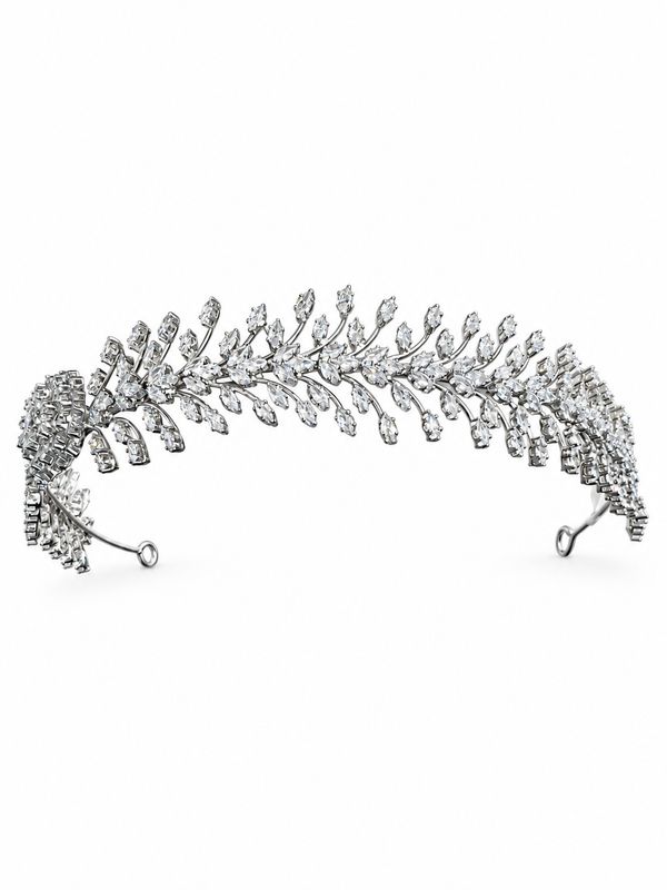 CRYSTAL FERN HEADPIECE
