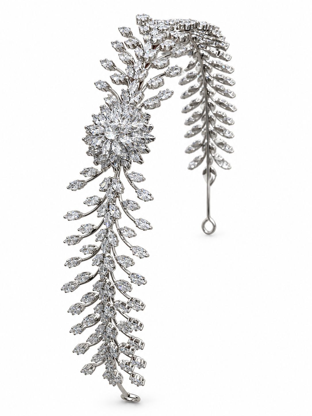 CRYSTAL FERN HEADPIECE