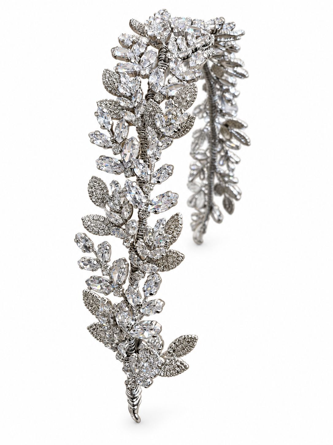 SILVER LAUREL HEADPIECE
