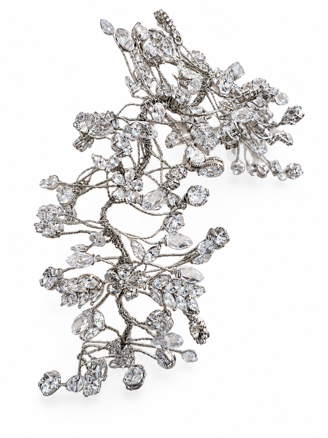 CRYSTAL WILDFLOWER HEADPIECE