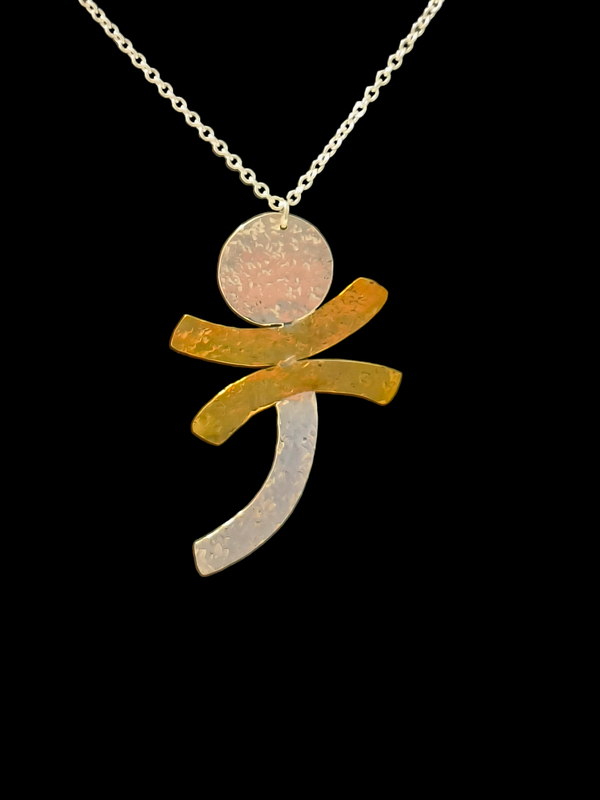 925 Silver and Brass Dragonfly